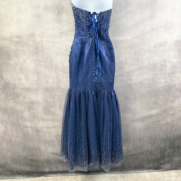 Jessica McClintock II Mermaid Gown Dress Women 3 Corset Fairy Feminine‎ Formal - Picture 3 of 13